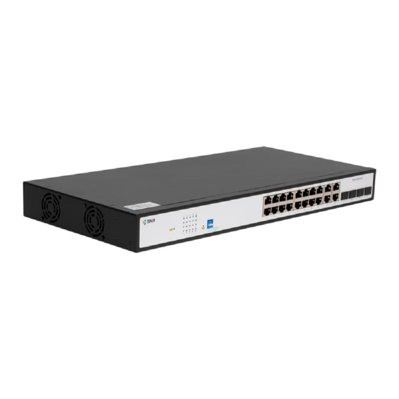 Фото  SNR SNR-S2300G-16TC Управляемый Web-smart PoE коммутатор уровня 2, 16 портов 10/100/1000Base-T, 4 порта Combo 10/100/1000Base-T|100/1000Base-X SFP, вс