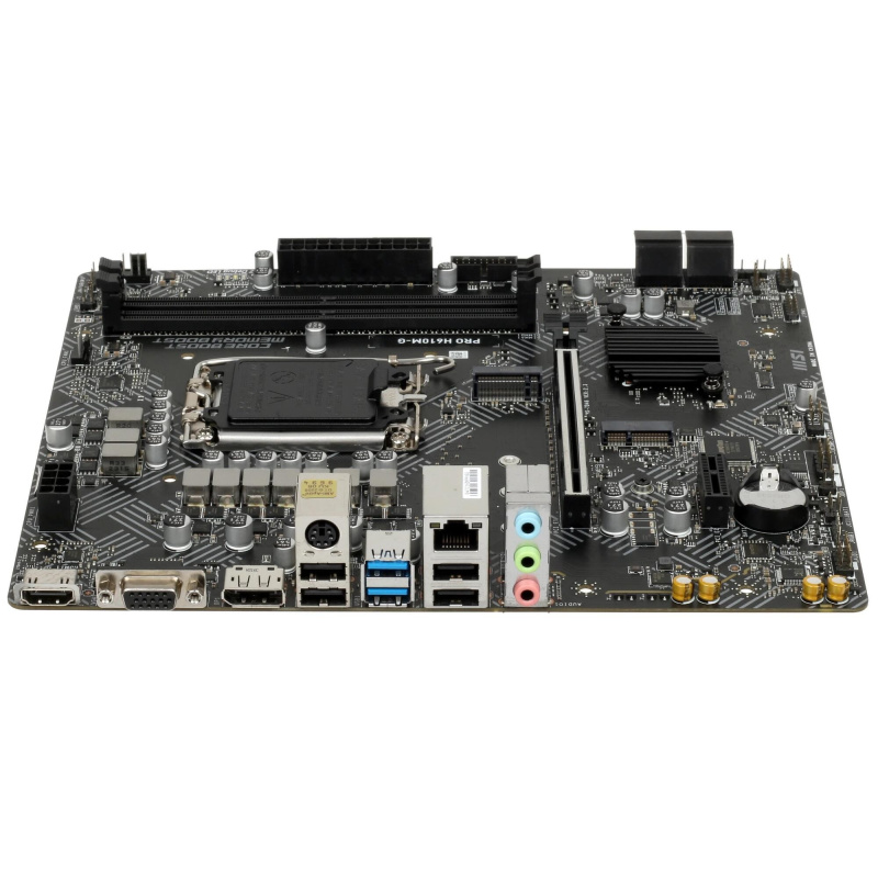 Фото  MSI PRO H610M-G, LGA 1700, Intel H610, mATX, Ret