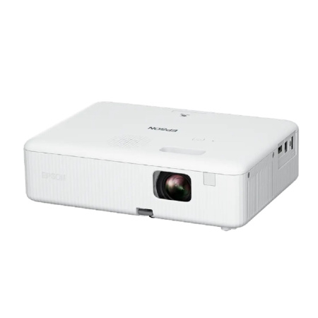 Фото  Epson CO-FH01 [V11HA84040] {3LCD 1920x1080 3000lm 16000:1, лампа 6000/12000 ч, HDMI, USB, встроенный динамик, коррекция трапеции ±30°, вес 2.4 кг}