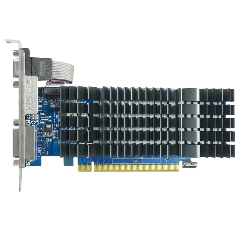Фото  Видеокарта ASUS GeForce GT710 EVO 2GB GDDR5 64bit VGA/DVI/HDMI PASSIVE (GT710-SL-2GD5-BRK-EVO) RTL