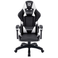 Фото  Игровое кресло Companion Черный/белый,класс 3,металл,PU DEFENDER
