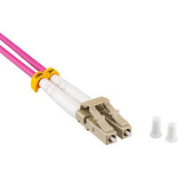 Фото  Rexant (50-2611-20) Патч-корд оптический многомодовый (MM) 50/125 OM4 разъемы zip-cord LC/UPC-LC/UPC 3мм Duplex LSZH 20м