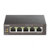 D-Link DGS-1005P/L (ревизия A1) Неуправляемый коммутатор с 5 портами 10/100/1000Base-T (4 порта PoE 802.3af/at, PoE-бюджет 60 Вт)