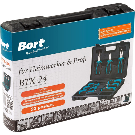 Фото  Bort BTK-24 Набор ручного инструмента [93722401]