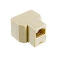 Фото  Cablexpert US-09A  Разветвитель RJ45 8P8C (розетка) -> 2x8P8C (розетки)