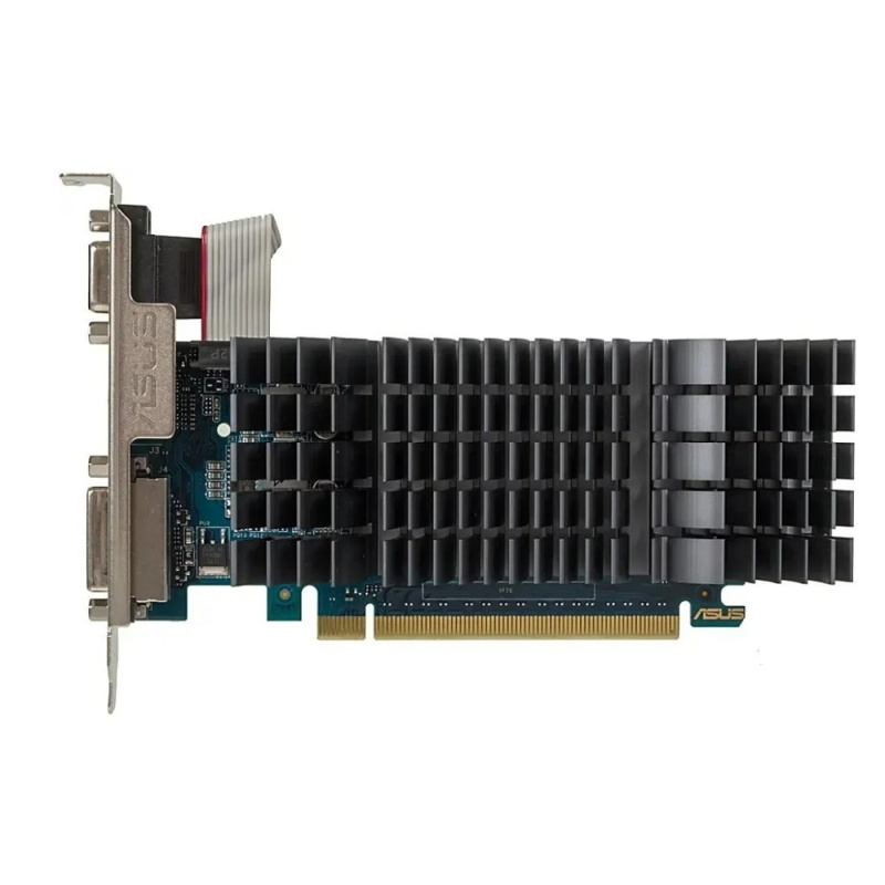 Фото  Видеокарта ASUS GeForce GT730 Silent LP 2GB GDDR5 64Bit VGA/DVI/HDMI (GT730-SL-2GD5-BRK) RTL