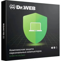 Фото  BHW-B-12M-2-A3(A2) Dr. Web Security Space, картонная упаковка, на 12 месяцев,  на 2 ПК (350931, 352409)