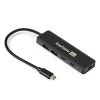 Exegate EX298169RUS USB-Хаб (концентратор) 4-в-1 ExeGate DUB-2C2P/10G (кабель-адаптер USB 3.2 Gen2 Type C --> 2xUSB3.2 Gen2 Type-A (10G)/2xUSB3.2 Gen2