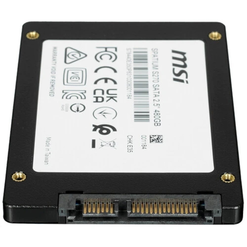 Фото  SSD MSI 480GB SATA 2.5” SPATIUM S270 S78-440E350-P83