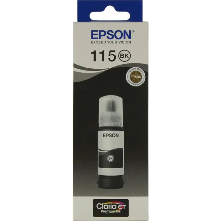 Фото  EPSON C13T07C14A  Контейнер 115 с черными пигментными чернилами для L8160/L8180
