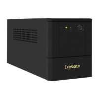 Фото  Exegate EX299784RUS ИБП ExeGate Power NB-2000.LED.AVR.4SH.USB (2000VA/1200W, LED, AVR, 4*Schuko, USB, батарея 12V 9Ah - 2 шт., металлический корпус, B