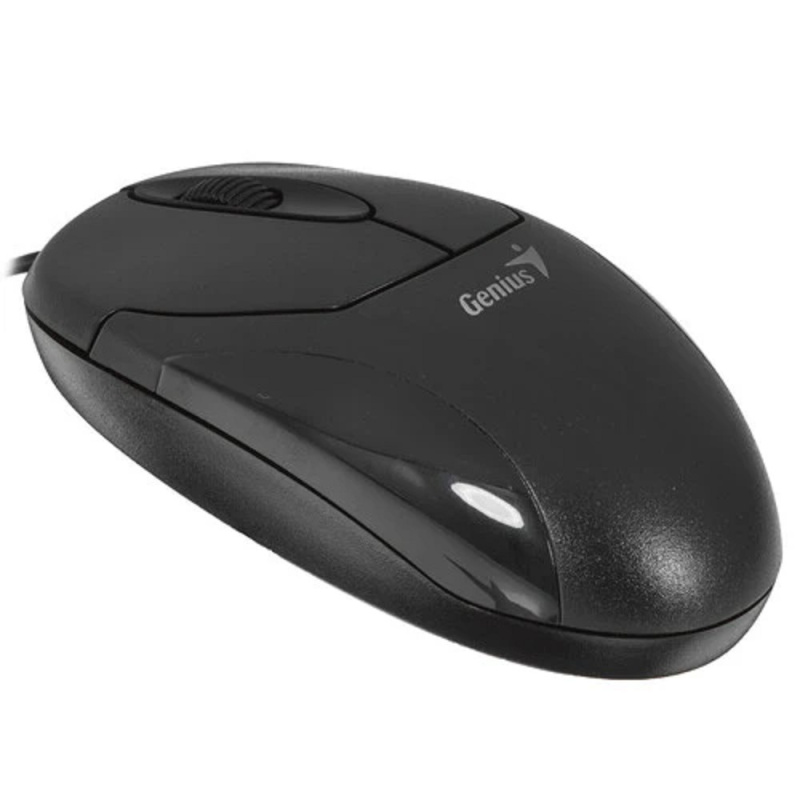 Фото  Genius Мышь XScroll V3 black { USB, G5 optical 1000dpi, подходит под обе руки } [31010233100/31010021400]