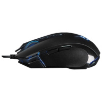 Фото  A4Tech X89 черный оптическая (2400dpi) USB (7but) [1147672]