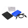 Фото  Gembird EE2-U2S-40P-B Внешний корпус 2.5" Gembird EE2-U2S-40P-B, синий, USB 2.0, SATA, пластик