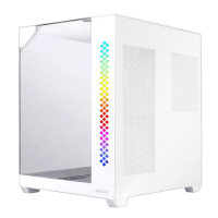 Фото  Ginzzu V440 RGB подсветка, закаленное стекло 1*USB 3.0,1*USB 2.0, AU Белый mATX