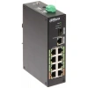 DAHUA DH-LR2110-8ET-120 8-портовый неуправляемый коммутатор с ePoE, уличное исполнение, 8xRJ45 1Gb ePoE, 1xRJ45 1Gb + 1xSFP 1Gb uplink, суммарно 120Вт