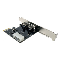 Фото  Espada Контроллер PCI-E, USB3.0 2 порта , чип ASM1042, модель EU30A2 (46048)