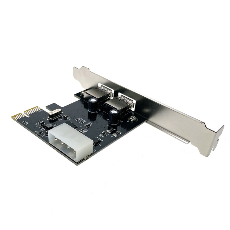 Фото  Espada Контроллер PCI-E, USB3.0 2 порта , чип ASM1042, модель EU30A2 (46048)