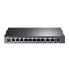 Фото  TP-Link TL-SG1210MP Настольный коммутатор с 9 гигабитными портами RJ45 (8 портов PoE+) и комбинированным портом RJ45/SFP