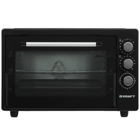 Фото  KRAFT KF-MO 3800 BL Мини-печь, 38 л, черный