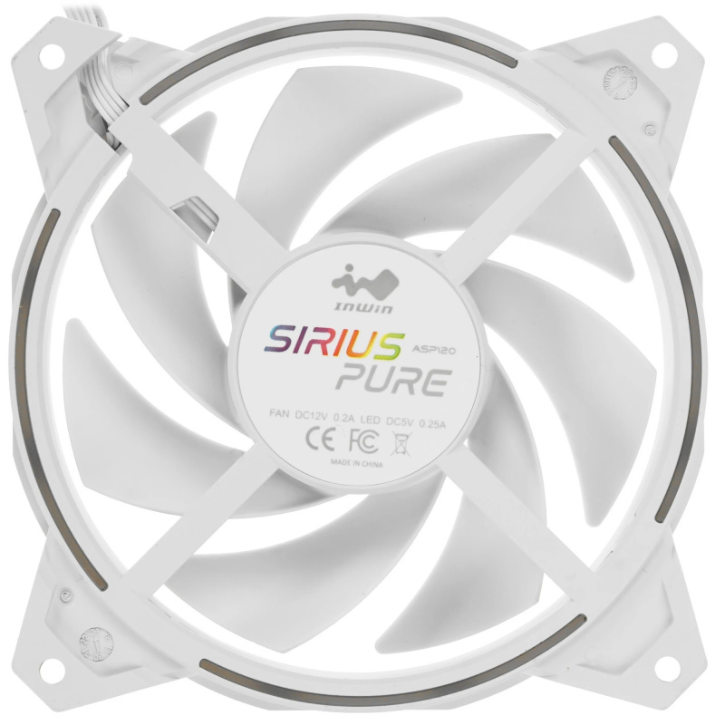 Фото  CASE FAN INWIN IW- Sirius Pure ASP120  fan RGB    (Single pack)  [6144473]