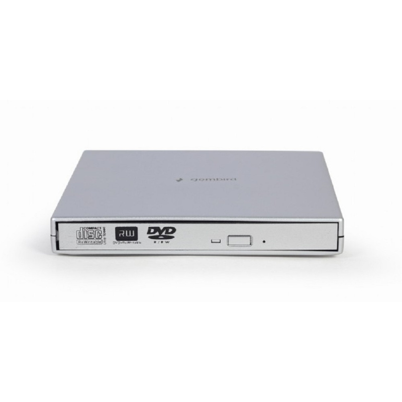 Фото  USB 2.0 Gembird DVD-USB-02-SV пластик, серебро 