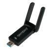 Фото  Gembird Сетевой адаптер WiFi+Bluetooth 1.3 Гбит, двухдиап. с антеннами, USB,802.11b/a/g/c/ac,RTL8822 (WNP-UA-020)