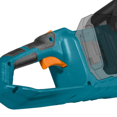 Фото  Bort BKS-4014 Цепная пила аккумуляторная,  {36В Li-Ion, Makita 18V LXT,  шина 355мм, Бесщеточный, Шаг цепи, дюйм 3/8, холостого хода, об/мин 0-6000, в