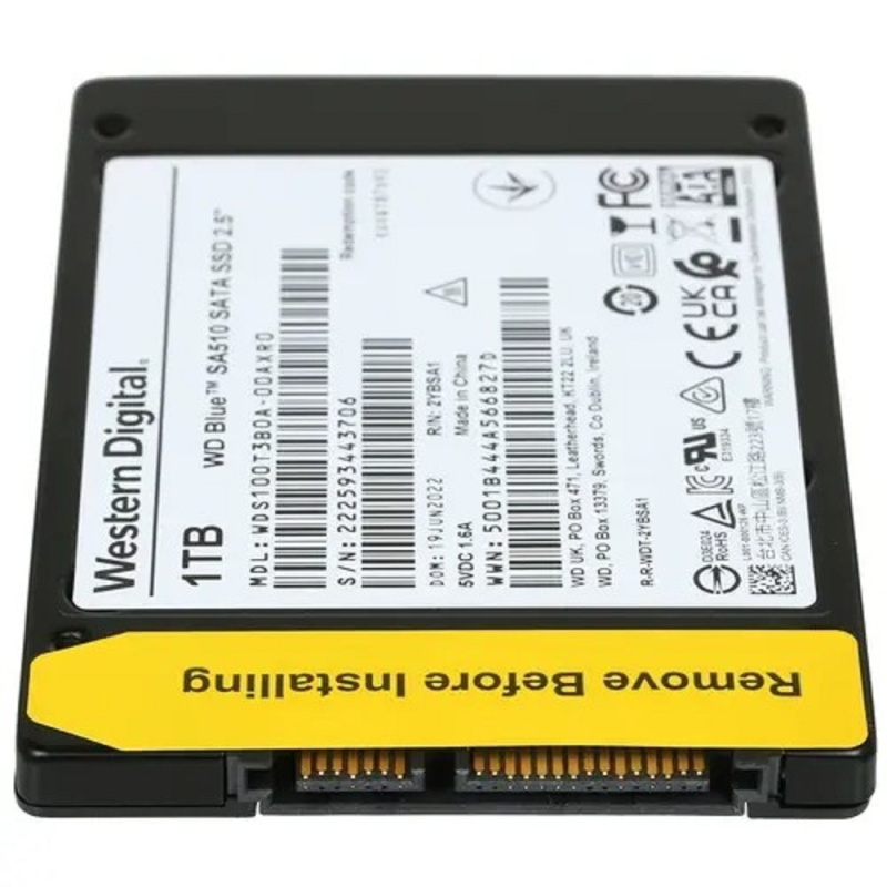 Фото  WD SSD 1Tb WDS100T3B0A {SATA 3.0} 