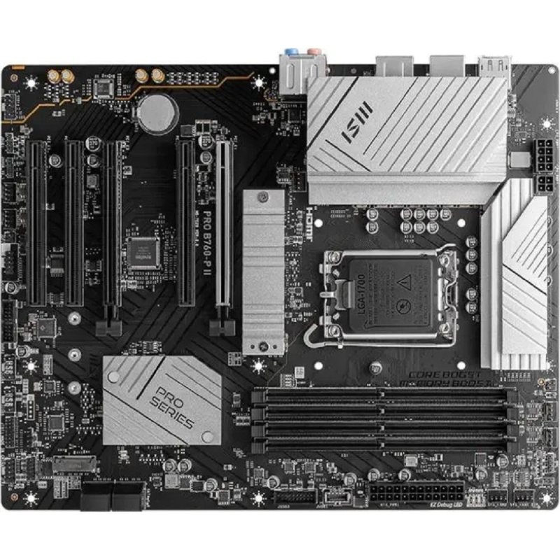 Фото  Материнская плата MSI PRO B760-P II, LGA 1700, Intel B760, ATX, Ret