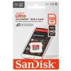Фото  Micro SecureDigital 128GB SanDisk Ultra Class 10, UHS-I, R 140 МБ/с, <SDSQUAB-128G-GN6MN> без адаптера SD