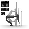 Exegate EX297362RUS Настольное крепление ExeGate EDM2-3210-22G (кронштейн для двух мониторов 15"- 32