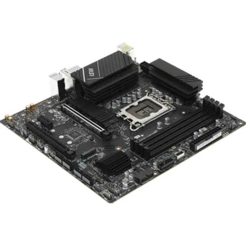 Фото  MSI PRO B760M-A WIFI DDR4 RTL {LGA 1700, Intel B760, mATX}