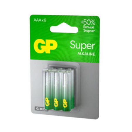 Фото  GP 24AA21-2CRSBC6 36/720 Super Alkaline G-Tech (6 шт. в уп-ке)