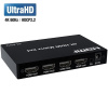 Фото  ORIENT HSP0204HN-2.0, HDMI матричный переключатель/разветвитель 2->4 с аудиовыходами, UHD 4K/60Гц (3840x2160), HDR, HDMI 2.0, HDCP 2.2, пульт ДУ, внеш