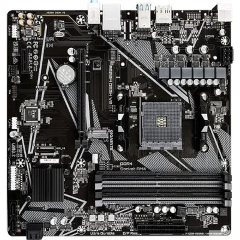 Фото  Gigabyte A520M DS3H V2 {SocketAM4, AMD A520, mATX, Ret}