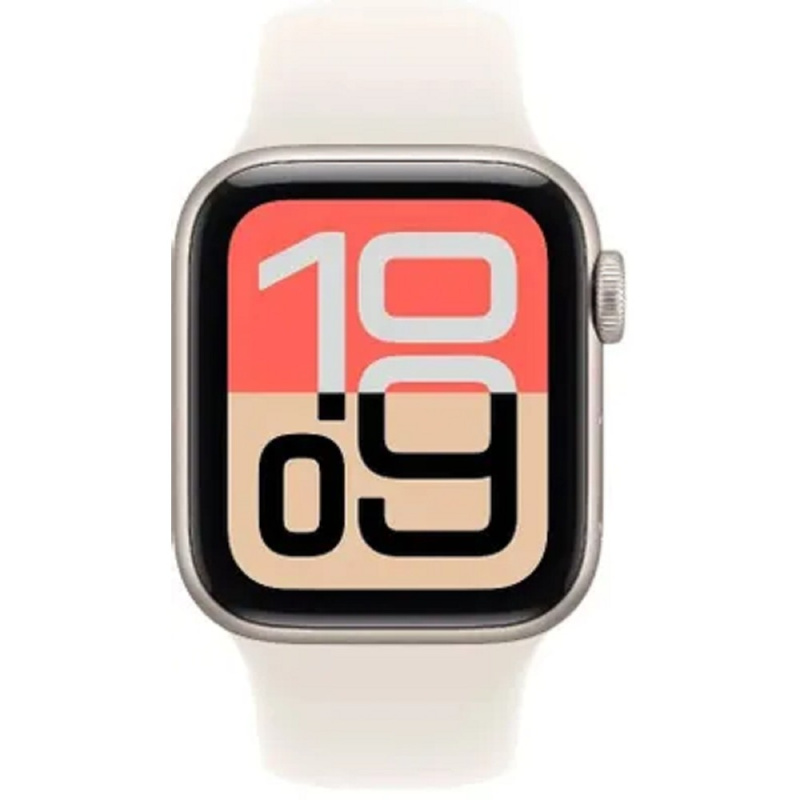 Фото  Apple Watch SE 3 40mm Starlight Aluminium Case with Starlight Sport Band - S/M (MEH34LW/A)