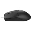 Фото  Мышь проводная A4Tech OP-335S black (USB, оптическая, 1200dpi, 3but, silent) (OP-335S)