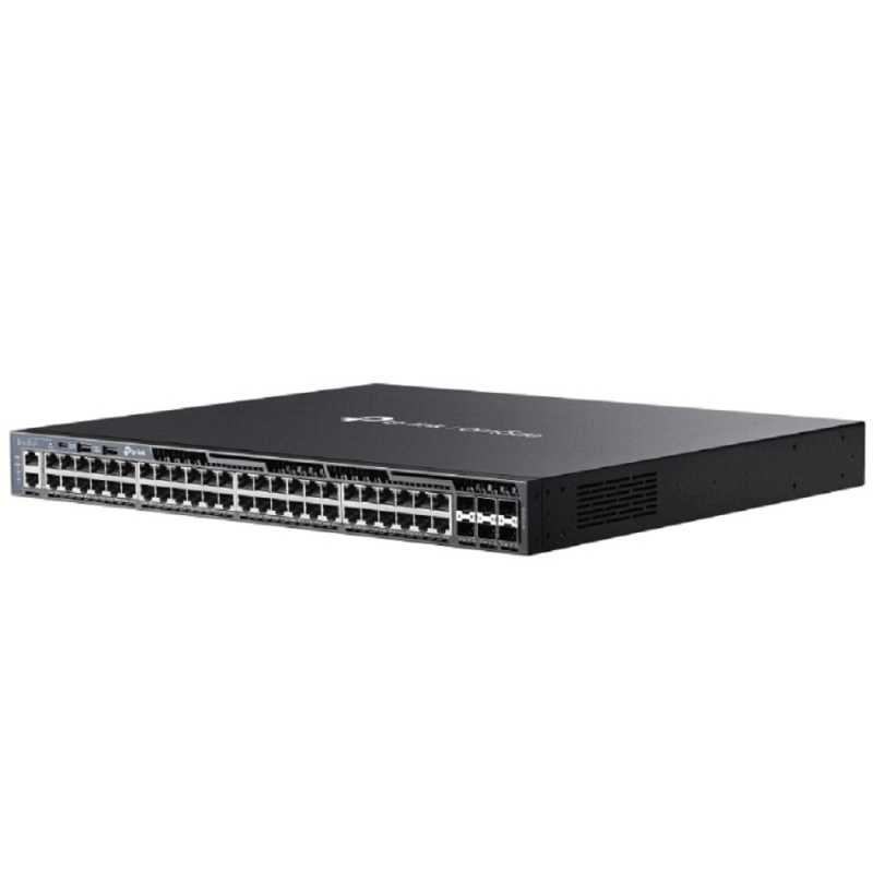 Фото  TP-Link SG6654X Стекируемый управляемый коммутатор 3-го уровня Omada с 48 гигабитными портами и 6 портами SFP+