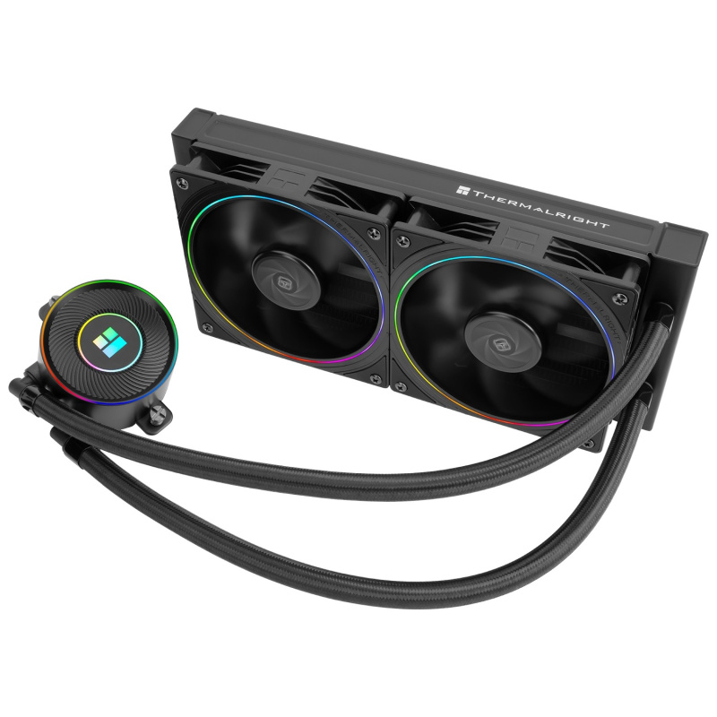 Фото  Thermalright Система водяного охлаждения Aqua Elite 240 V5 ARGB Black / 2x120mm ARGB PWM Fans / TRAE240V5AB