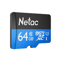 Фото  Micro SecureDigital 64GB Netac microSDXC Class10 Netac NT02P500STN-064G-S P500 w/o adapter