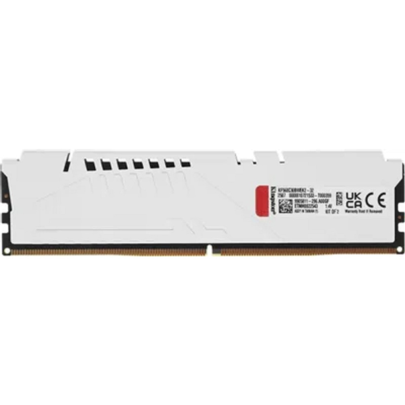 Фото  Kingston DDR5 DIMM 32GB 6000MT/s CL30 (Kit of 2) FURY Beast White EXPO (KF560C30BWEK2-32)