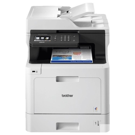 Фото  Brother DCP-L8410CDW МФУ, A4, цветной лазерный,  31стр/мин, 512Мб, дуплекс, ADF50, GigaLAN, WiFi, USB (старт.картриджи 3000/1800стр)(DCPL8410CDWR1)