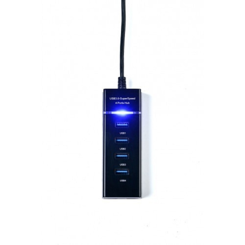 Фото  KS-is KS-728 USB хаб 1xUSB 3.0 3xUSB 2.0 F в USB 3.0 Type A M 1.2м
