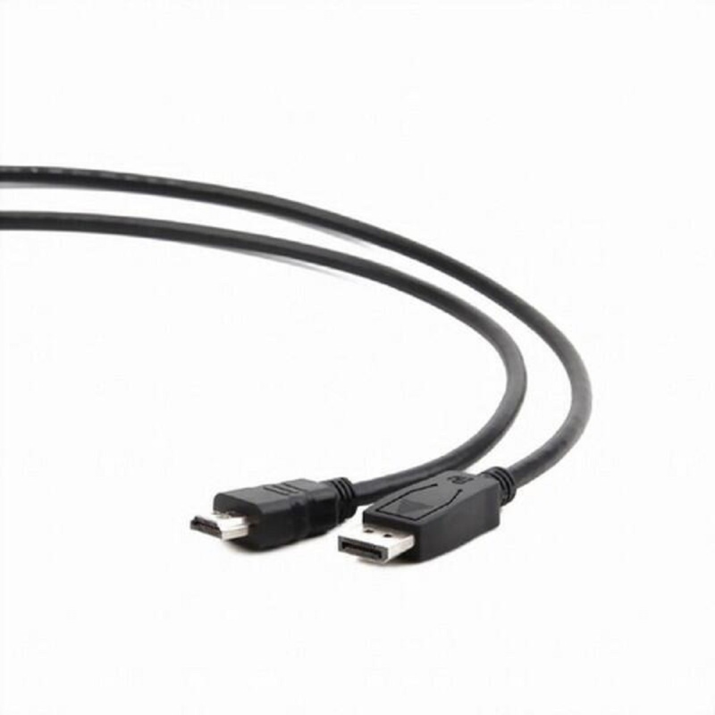 Фото  Кабель DisplayPort-HDMI Gembird/Cablexpert  1,8м, 20M/19M, черный, экран, пакет (CC-DP-HDMI-6)