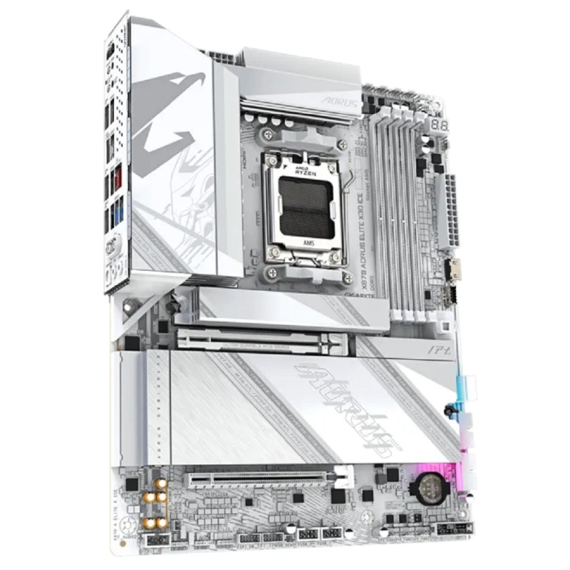 Фото  Материнская плата Gigabyte X870 A ELITE X ICE