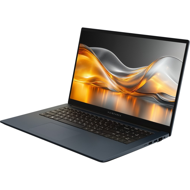 Фото  Maibenben Medio M17A [M17A-R574UMF1SLURE3] Blue 17.3" {FHD Ryzen 5 7430U/16Gb/512Gb/Linux/m+pad}