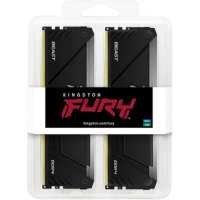 Фото  Kingston DDR4 DIMM 2x16GB 3200MHz  KF432C16BB2AK2/32 Fury Beast RGB RTL Gaming PC4-25600 CL16 288-pin 1.35В kit single rank с радиатором Ret