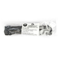 Фото  Cablexpert Хомуты-липучки на основе ленты Velcro® VT-200x11BK  200 x 11 мм, черные (12 шт.)