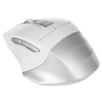 Фото  Мышь A4 Fstyler FB35 белый/серый оптическая (2000dpi) беспроводная BT/Radio USB (6but) {1379900}